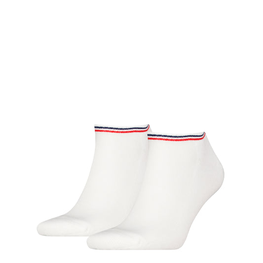 Tommy Hilfiger 2 Pack Trainer Mens Ankle Socks White