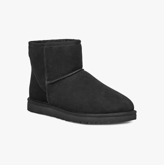 UGG CLASSIC MINI Mens Boots Black - Shuperb