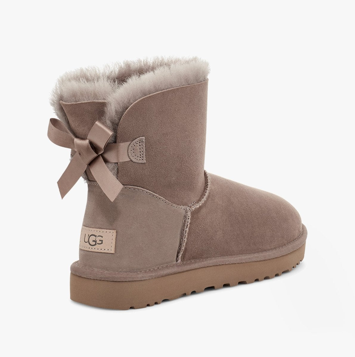 UGG MINI BAILEY BOW II Womens Classic Boots Caribou - Shuperb