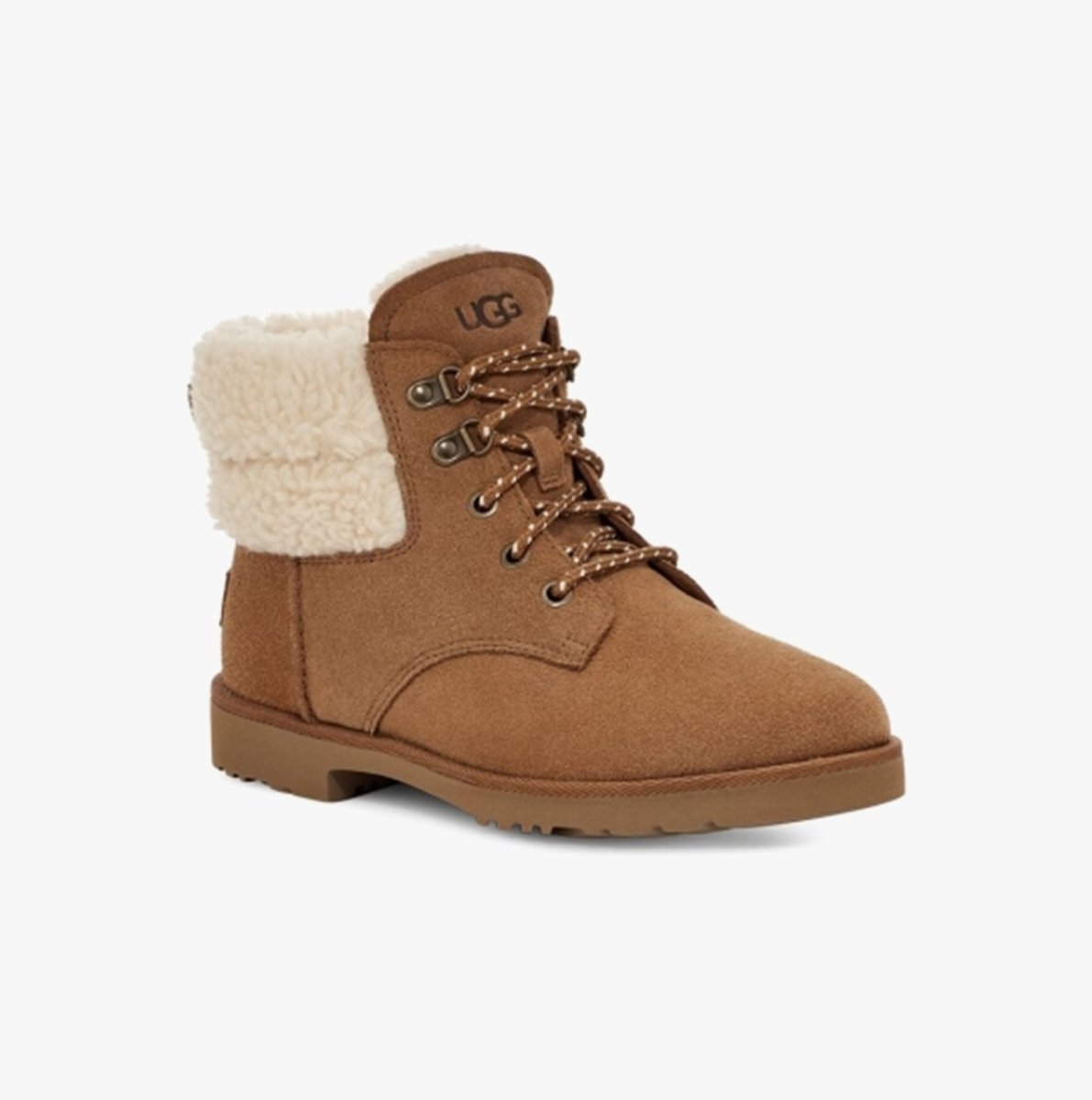 UGG ROMELY HERITAGE Ladies Suede Boots Chestnut - Shuperb