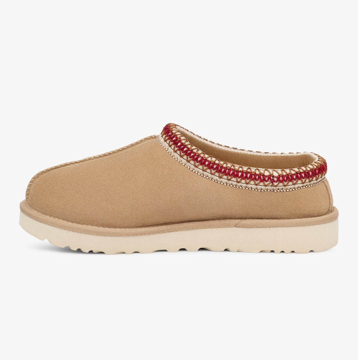 UGG TASMAN Womens Slippers Sand/Dark Cherry - Shuperb