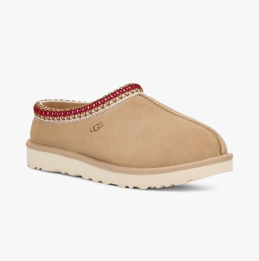 UGG TASMAN Womens Slippers Sand/Dark Cherry - Shuperb