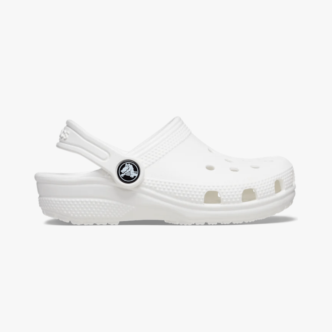 Crocs 206990 - 100 TODDLER CLASSIC Kids Clogs White - Shuperb