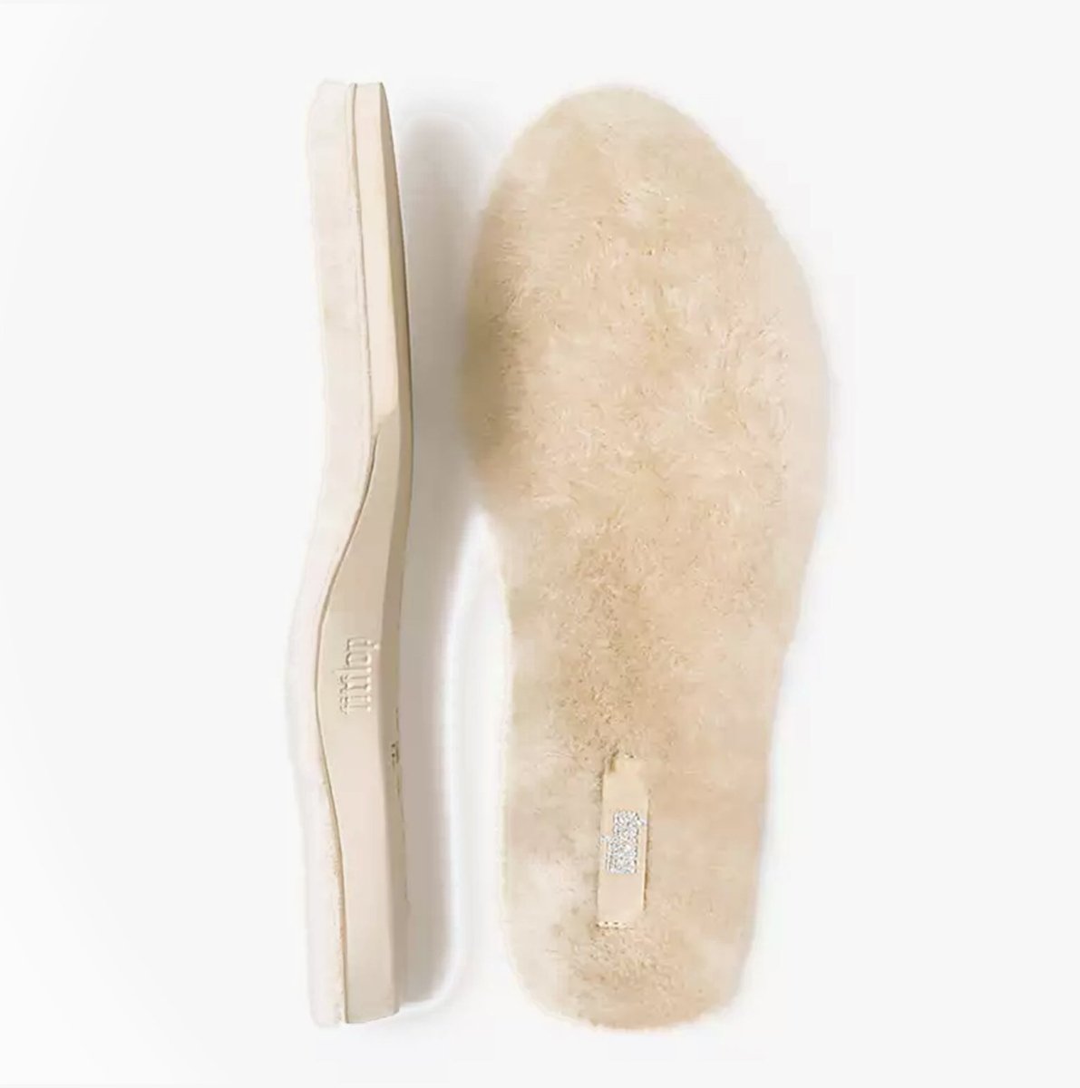 FitFlop WONDERWELLY INSOLES Ladies Sheepskin Luxe Shearling Insoles Cream - Shuperb